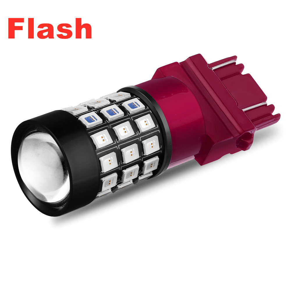 2012 Ford Expedition LED Brake Lights 4157K Red Flashing Stop Bulbs