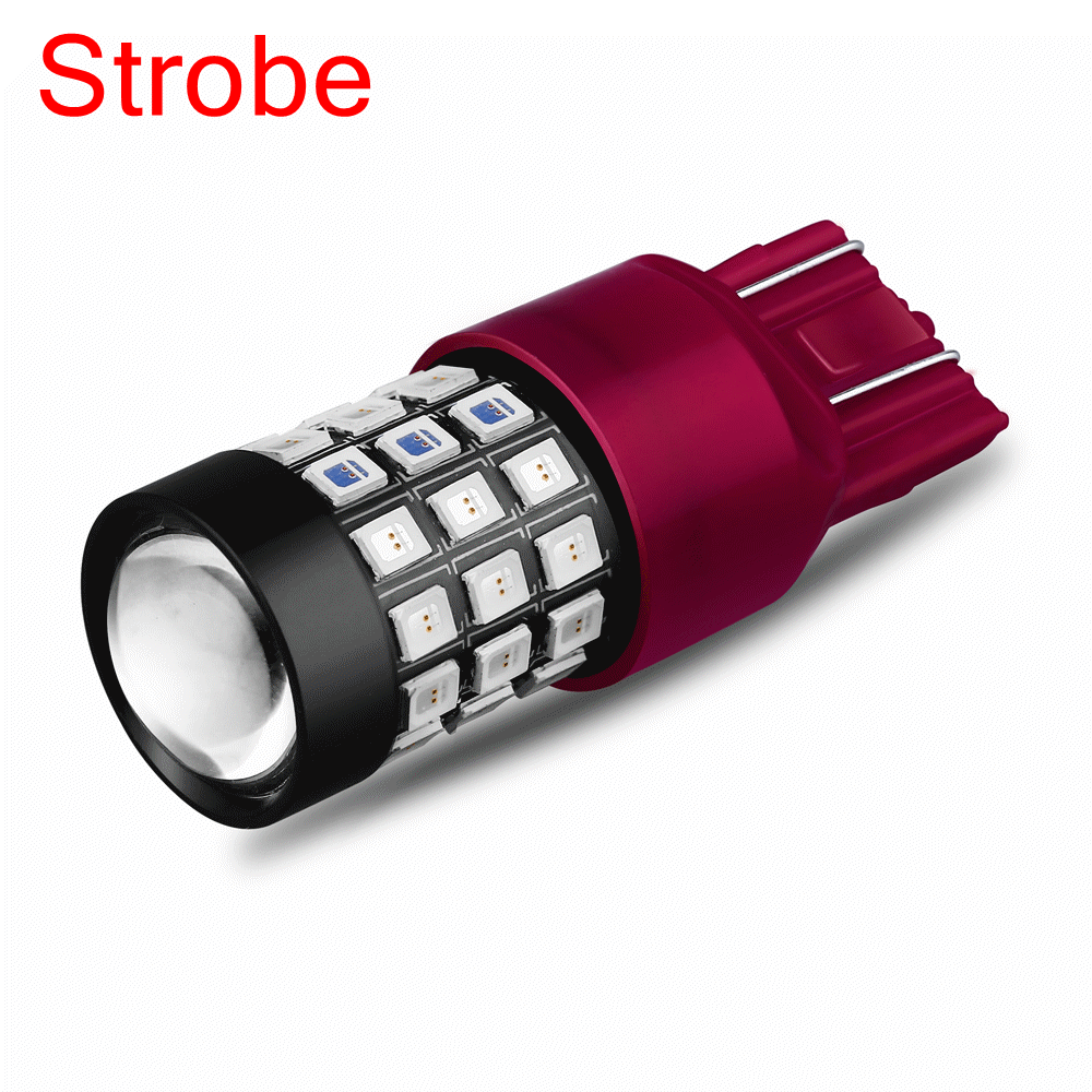2010 Honda Element 7443 LED Strobe Brake Light Red Flashing Stop Bulbs