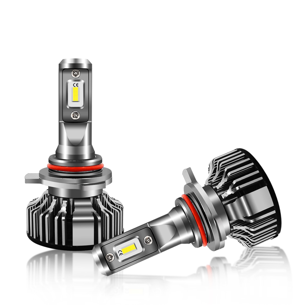 2014 Ford Edge LED Headlights HIR2 9012 Bulb Upgrade Halogen Headlamp