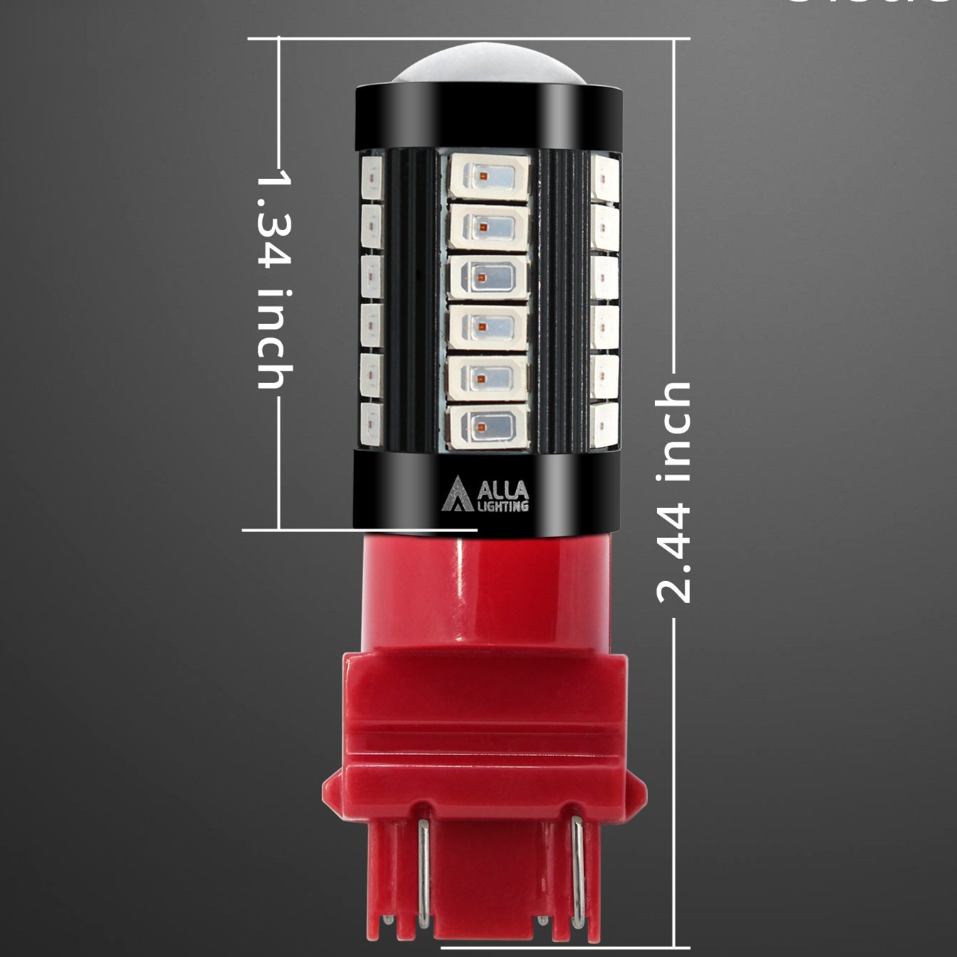 Dimension T25 3156 3157 LED Strobe Flashing Brake Reverse Lights Bulb