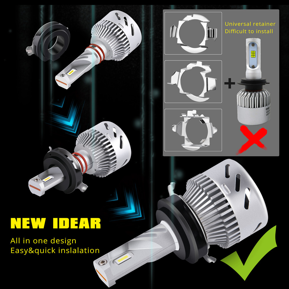 Reasons of Design the Unique H7 LED Bulbs for Benz VW Tiguan w/ Retainer