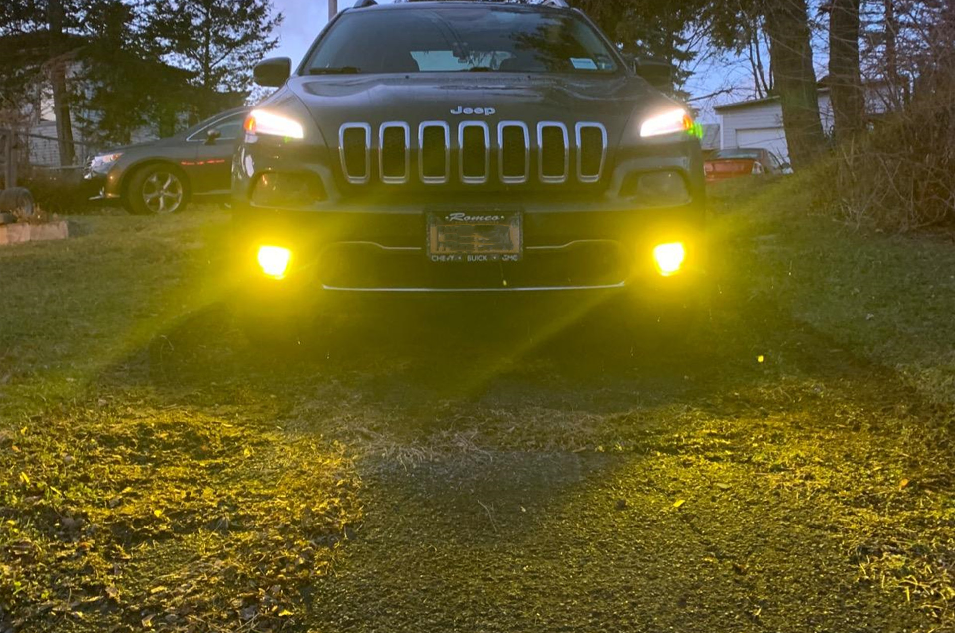 Jeep-Cherokee-headlights-Fog-lights-led-White-3000K-Yellow-Replacement