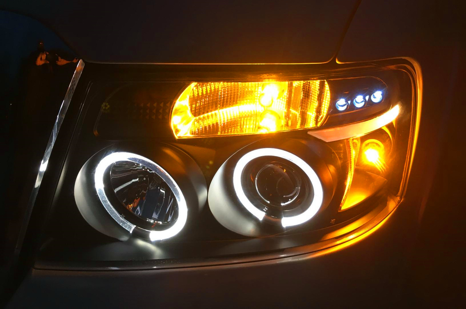 LED-Turn-Signal-Lights-Blinker-Marker-Lamps-Amber-Yellow-Car-Truck