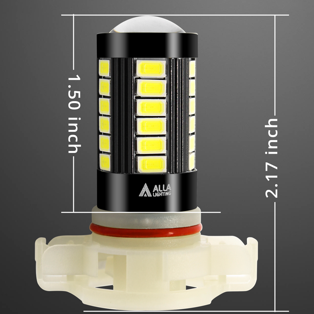 PS19W-5202-LED-Fog-Lights-Bulbs-Super-Bright-SMD-6000K-Xenon-White