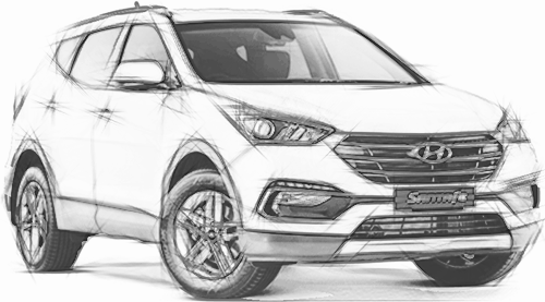 2016 Hyundai Santa Fe Headlight/Turn/Brake Tail Light Bulb Replacement